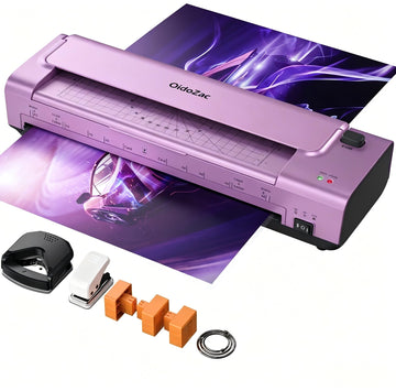 Laminator Machine 13 Inch, Mica Heating Dual Roller for Professional Lamination, 11x17 Personal Laminator with Laminating Pouches for Teachers, Hot & Cold Thermal Laminate for Home, Office