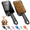 2-Pack Dog Food Scoop 1 Cup, Plastic Pet Food Measuring Scoop With Measuring Lines (1/2 & 1 Cup Markings) for Dogs, Cats, Fish, Bird?Black)
