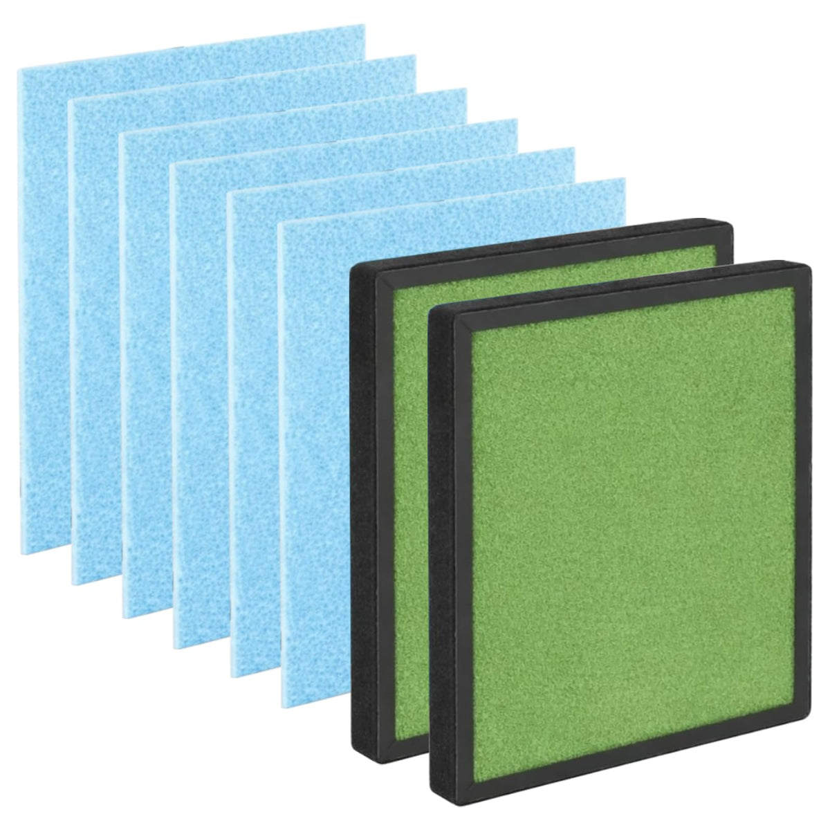 2 Set P500 Replacement Filter for PURO²XYGEN P500 Smart Air Purifier, 4-in-1, H13 True HEPA with Activated Carbon, Cold Catalyst Filter and Pre-filter, Model P500_F2