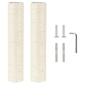 2.9in 7.4cm Diameter Cat Tree Replacement Post Sisal Scratching Pole Parts (M8, 35cm/13.8in)