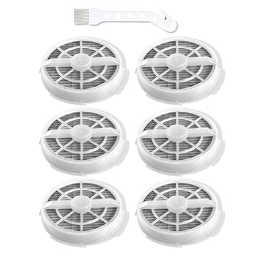 6 Pack Replacement HEPA Filter with Activated Carbon for Frida Baby Air Purifier 3 in 1, RIGOGLIOSO Air Purifier GL2103 and SY900S, JINPUS GL-2103, LTLKY 900S, Meleden Air Purifier GL2103
