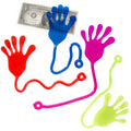 JA-RU (Set of 4 Jumbo Sticky Hands for Kids Birthday Party Favor Novelty Gag Gift Small Toys for Prizes