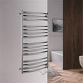 Bathroom Wall Heater Electric Towel Warmer Wall Mounted Stainless Steel Towel Heater for Home Bathroom Electric Hot Towel Rack(23" Wx 47" H) 15 Bars Polished 198 Watt Plugin