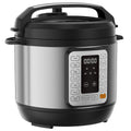 Sweetcrispy 16-in-1 Electric Pressure Cooker 6QT, 12-Preset Multi Cookers with Ceramic Pot, Slow Cook Rice Steamer Sauté Soup Yogurt Maker and More, Recipe Book