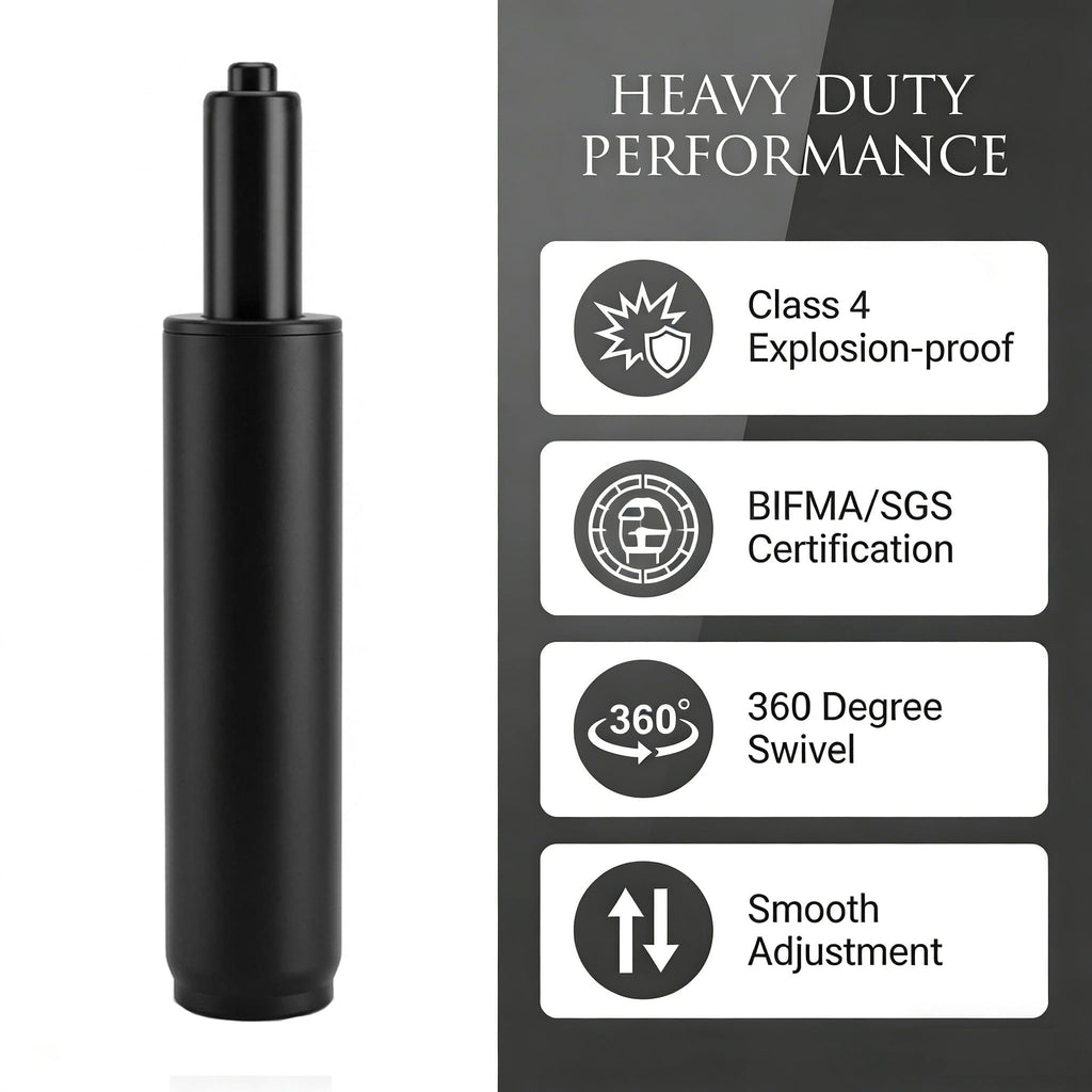 Cqithox 14.2 Inches-22.2 Inches Office Chair Cylinder Replacement Parts, 8in Stroke,heavy Duty 1000 Lbs,hydraulic Chair Gas Lift Universal Gas