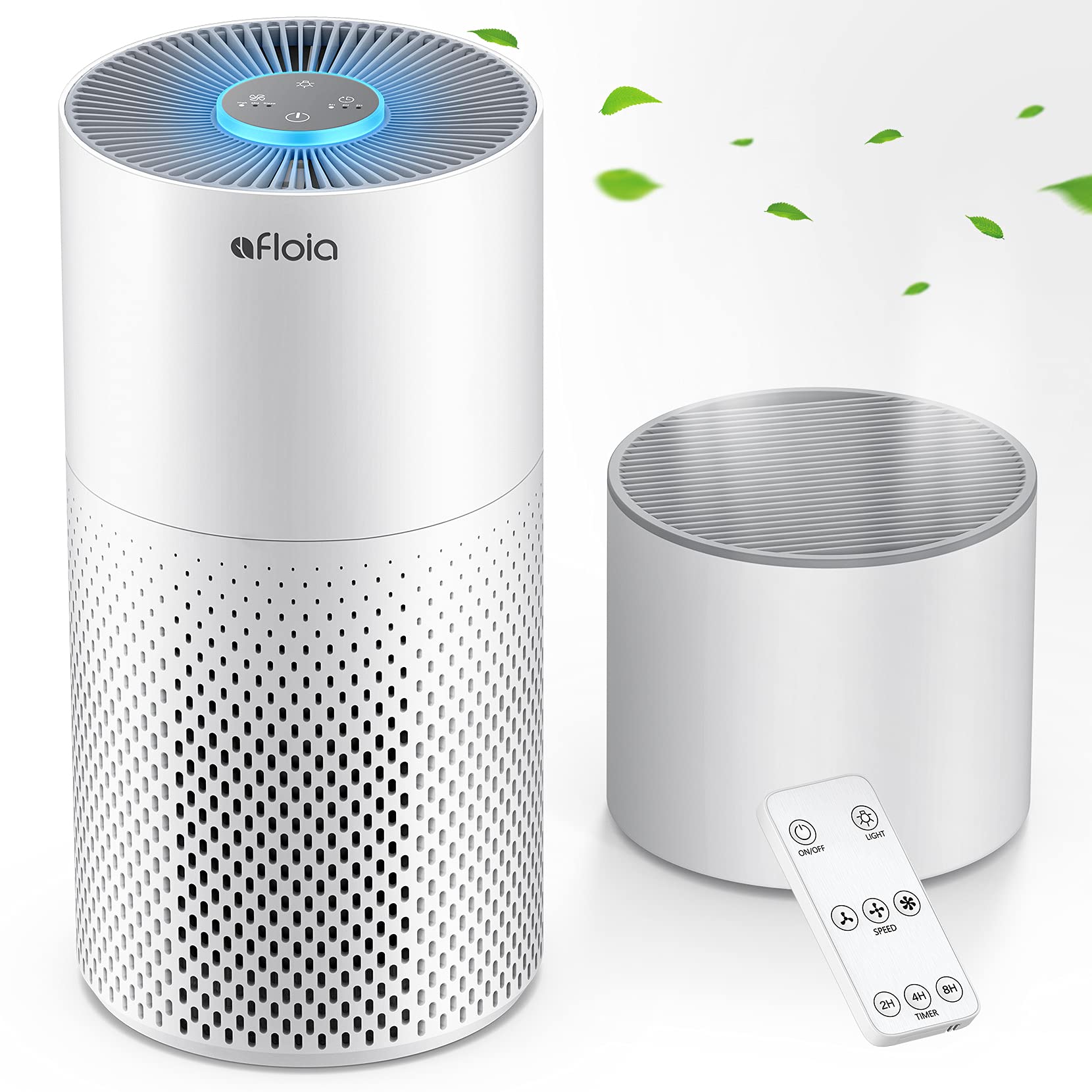 Afloia Humidifier and Air Purifier in One, Air Purifier and Humidifier Combo for Home, 22dB| 7 Colors Light Air Purifiers 2 in 1, Quiet Air Cleaner Removing 99.99% Smokers Odor and Pollen for Bedroom