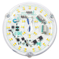 4 inch LED Retrofit Light Kit for Ceiling Fan Light Replacement Panel PCB 18W Color Temperature Adjustable 3000K 4500K 6000K 2200LM 120V CRI90 Dimmable
