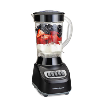Hamilton Beach Smoothie Blender, 48 oz. Jar, 12 Blending Functions, Black, R50180 (Renewed)