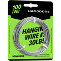 Picture Hanging Wire #3 – 30lbs Capacity – 100ft – 18 Gauge Non-Coated Steel | Flexible & Strong | for Frames, Mirrors & Wall Décor