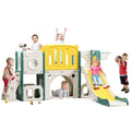 8 in 1 Toddler Slide Set, Kids Slide for Toddlers, Toddler Climber Slide PlaySet with Basketball Hoop,Outdoor Indoor Playground for Toddlers Upgraded