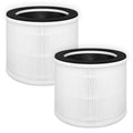 2 PCS AP-T100FL Replacement Filters Compatible with HoMedics AP-T100 AP-T95 | H13 True HEPA 3-in-1 Filter with Pre-Filter & Activated Carbon Layer, Reduces Household Smoke and Pet Hair