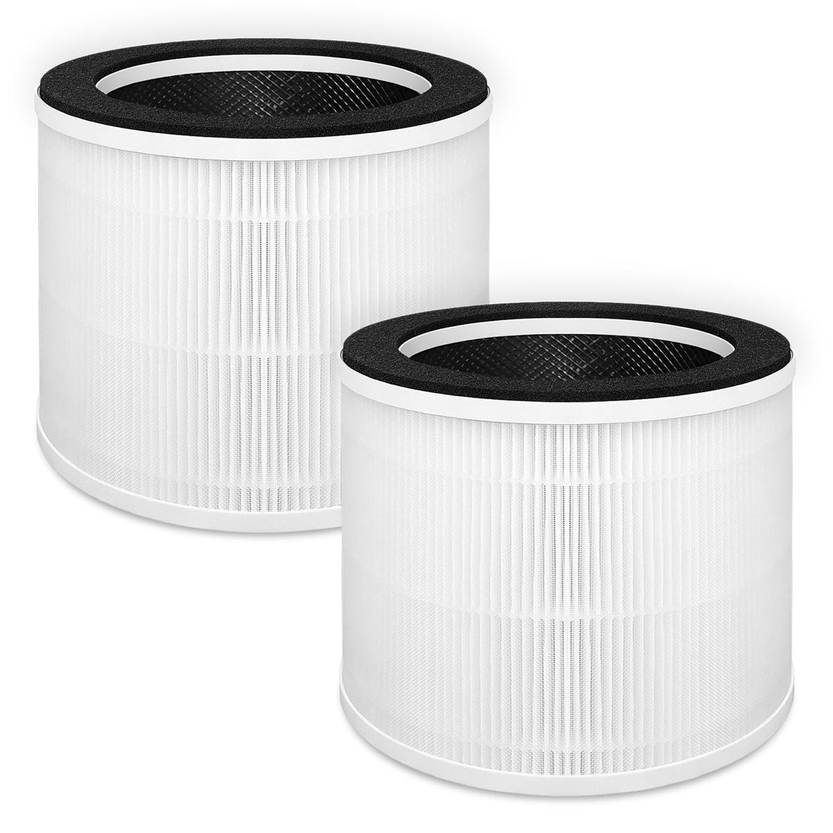 2 PCS AP-T100FL Replacement Filters Compatible with HoMedics AP-T100 AP-T95 | H13 True HEPA 3-in-1 Filter with Pre-Filter & Activated Carbon Layer, Reduces Household Smoke and Pet Hair