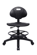 Take Ur Seat® Polyurethane Drafting Lab Stool Chair, 18" Adjustable Footring, 8" Adjustable Height, 450 Lbs Seat Capacity, Heavy Duty, Shipped