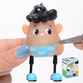 Sky 14+ Ages Hair Pulling Fidget Toys for Anxiety Relief -Plucking Toy for Pickers,Trichotillomania & OCD,Stress Relief Keychain with Tweezers - Gag Gift Stress Relief & Anxiety in Adults