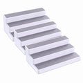 3 Tier Spice Rack Organizer for Cabinet, 3 Pack Non-Slip Spice Rack Shelf Organizer, Holds 24+ Jars, Plastic Spice Organizer for Cabinet, Pantry & Kitchen Countertop, White