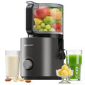 3-in-1 Juicer Machines, Cold Press Juicer 7“ Large Chute & 120oz – for Whole Vegetables & Fruits, High Juice Yield | Nut Milk | Natural Sorbet, Sliver