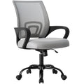 Olixis Office Desk Chair, Ergonomic Home Mesh Chair, Lumbar Support, 1, Grey