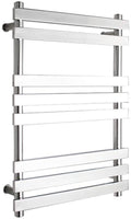 Bathroom Wall Heater Heated Towel Rack Electric Heated Towel Warmer Stainless Steel WallMounted Hot Towel Rack 67 Watt Polished Chrome Finished for Bathroom Plug in (Size : Hard ()
