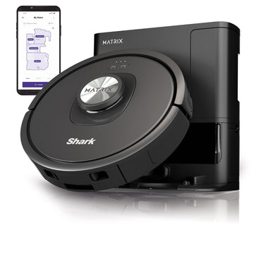 Shark R-RV2310AE Matrix Self Empty Robot Vacuum for Carpets & Hardfloors with 45-Day Capacity Self-Cleaning Bagless Base - Certified Refurbished
