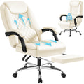 Homall Executive Home Office Chair with Lumbar Support,400lbs Adjustable Ergonomic High Back Office Chair Reclining Managerial Chair for Home