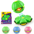 Magic Bouncing Ball 6-Light Dual Form – Pop up, Meta Ball Metaball Transforming Design – Flying Saucer Bouncy – Interactive Bouncing Balls for Parent-Child Interaction – Gift Pack –Green