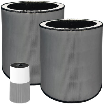 C610 Replacement Filter Z, Compatible with Win-ix C610 Air Purifier, 1712-0121-00, Z Filters, 3-in-1 H13 Grade True HEPA Filter, 2 Pack