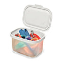 OXO Pet Multipurpose Container, Storage bins with Lid For Dog Toys, Removable Hinged Lid For Easy Cleaning, Stackable, Space-Saving Dog Storage Organizer (5.6 Qt / 5.3 Liters)