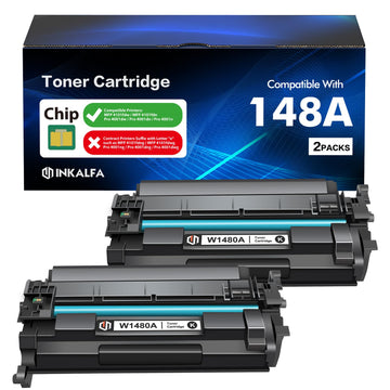 148A Toner Cartridge Black MFP 4101fdw 4001n W1480A W1480X 148X High Yield | Compatible for HP 148 148A for HP LaserJet Pro 4001n MFP 4101fdw 4101fdn 4001dw 4001dn Printer High Yield Ink with Chip 2Pack