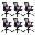 Clatina Big and Tall Office Chair Heavy Duty Ergonomic Desk Chair 500lbs with Flip-up Arms & Wide Thick Seat Cushion Home Executive Swivel Mesh