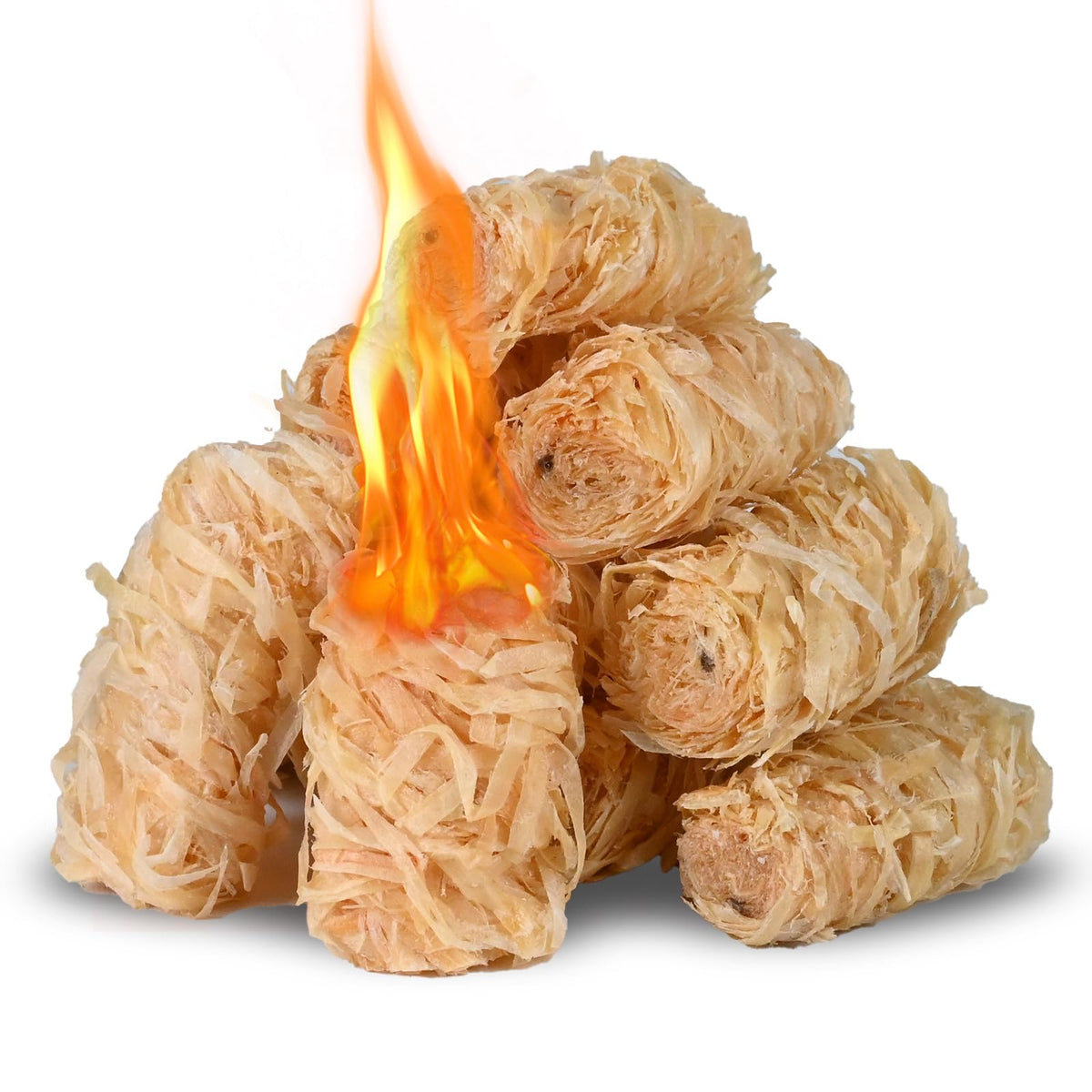 Charcoal Fire Starters for Grill: 150 PCS Premium Natural Tumbleweed Fire Starters - BBQ Firestarters for Campfires Fireplace Firepit Pizza Oven Wood Stove Smoker