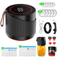 Electric Mason Jar Vacuum Sealer Kit for Wide and Regular Mouth Jars - Vacuum Sealer Machine with -80kpa Suction, Automatic One-Button Operation for Food Storage