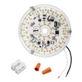 4 inch 18W LED Ceiling Fan Light Replacement Kit, 3CCT Dimmable 3000K / 4500K / 6000K LED Retrofit Light for Ceiling Fan, 2200LM, 120V, CRI90