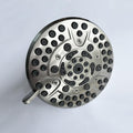 Kaimei 10-Setting Rain Shower Head | Chrome Finish | 4.7 inch Fixed Fixture with 360° Rotation | Bathroom Shower Head