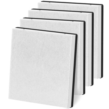 HKB320F Filter Compatible with MOOKA HKB320F Air Purifier, 4 Pack HEPA Filters with 4 Washable Pre-Filters