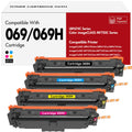 069 069H Toner Cartridge Set MF753Cdw MF751Cdw High Capacity Compatible for Canon 069H Color ImageCLASS MF750C LBP674C Series LBP674Cdw MF752Cdw MF756Cx Printer Ink Black Cyan Yellow Magenta 4 Pack