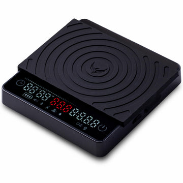KNODOS Smart Coffee Scale – Easy Use Digital Espresso Scale with Timer, Auto Tare & Flow Rate Indicator – Compact Rechargeable Weight Scale for Drip Coffee, Pour Over & Matcha