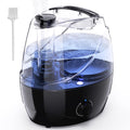 Humidifiers for Bedroom and Large Room, 2.2L Cool Mist Humidifier for Baby, 30 Hours with Whisper-Quiet Operation, Adjustable 360° Rotation Nozzle, Night Light Function, BPA Free