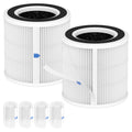2 Pack H7129 H7128 Replacement Filter Compatible with GoveeLife H7129 H7128 Smart Air Purifiers, 3-in-1 H13 True HEPA Filters for Govee Air Purif-ier, 4 Extra Pre-Filters