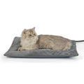Outdoor Heated Cat Bed, Soft Pet Heating Pad with Steel-Wrapped Cord, Outside Pet Warmer for Feral Cats and Dogs, 19.7" x 15.7", 40 Watts