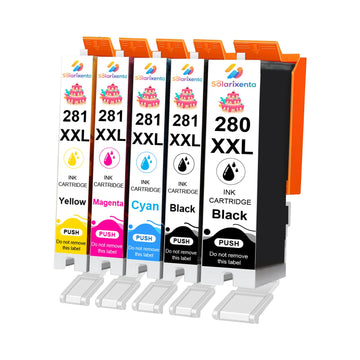 Refillable 280XL 281XL Ink Cartridges for PIXMA TS702 TS702a TS6120 TS6220 TS6320 TS8120 TS8220 TS8320 TR7520 TR8520 TR8620 TS9120 TS9520 Printer