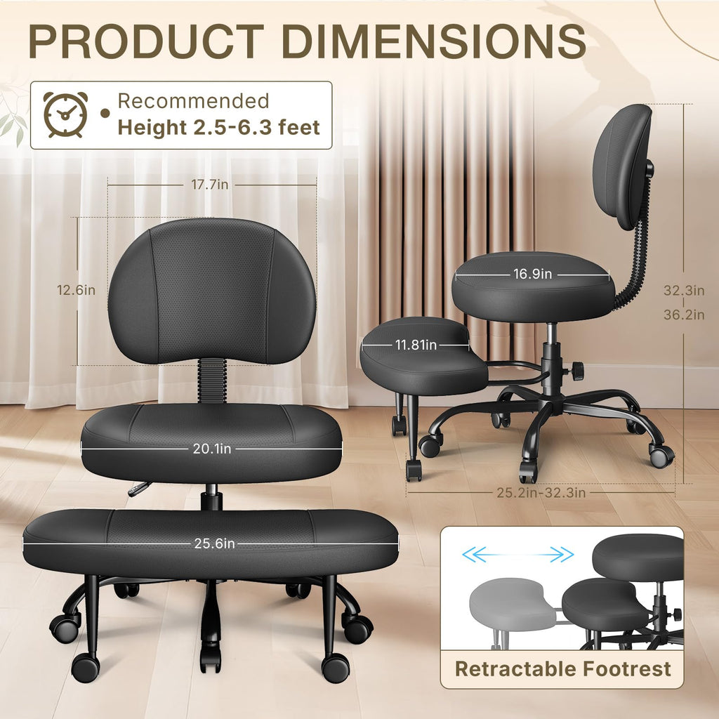 Cyzena Office Chair-executive High Back Breathable Big and Tall Office Chair Flip-up Armrests Lumbar Support-ergonomic Leather Rolling Swivel