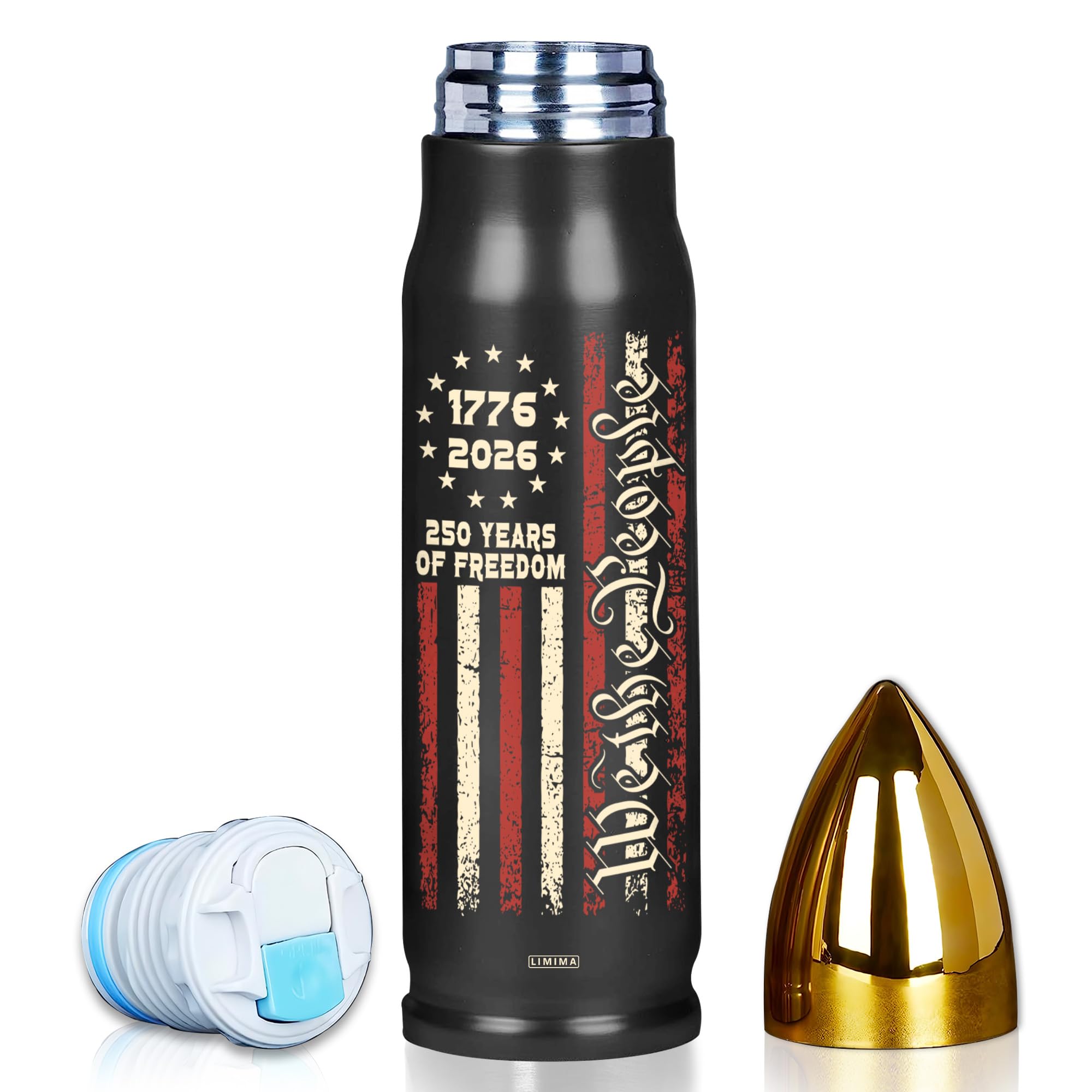 250 Anniversary Usa Flag Tumbler - 250th Anniversary USA Tumblers - We The People Tumbler - 4th of July Gifts - Cool Gifts for Men, Dad, Husband, Boyfriend - Patriotic & Retirement Gift
