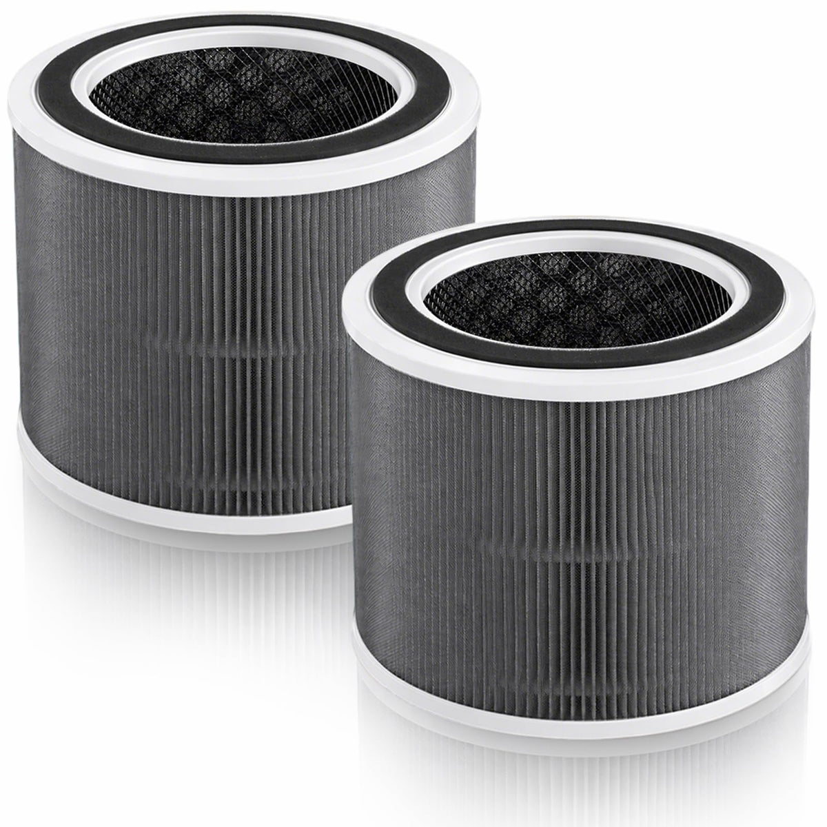 2 Pack HPA125 HPA120 Replacement Filter Compatible with Honeywell HPA125 Air Filter 3-in-1 High-Efficiency Filter with Activated Carbon and Pre-Filter for Pet Dander for Home Large Room