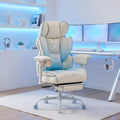 Atmild Big and Tall Gaming Office Chair 400lbs - Heavy Duty Ergonomic Computer Desk Chair with Footrest, Adjustable Armrests, High Back Pu