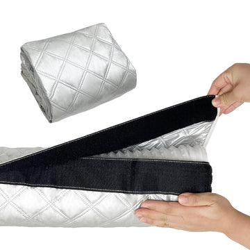 FSEN Portable Air Conditioner Hose Cover Wrap, Universal Pipe Insulation Sleeve for Portable AC Hose&HVAC Insulation Wrap, Fits 5"to6.7" Dia Exhaust Hose, dual layer Heat&Noise Reduction, Easy Install