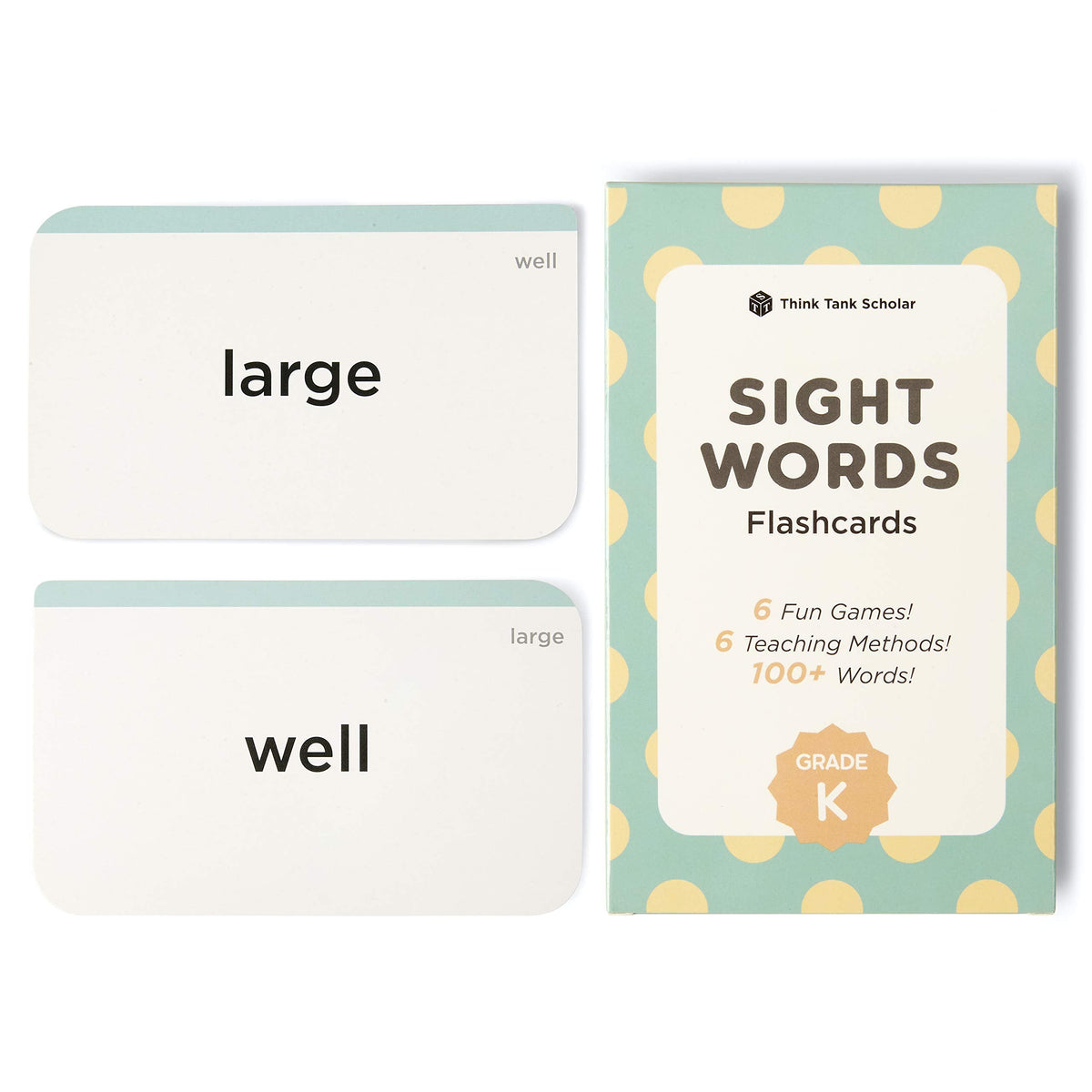 Award-Winning Kindergarten Sight Words Flash Cards – 100+ Dolch & Fry High-Frequency Words – Fun Learning for Ages 4–7 – Preschool, Homeschool & Classroom