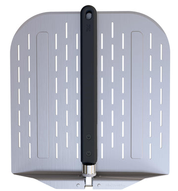 neatNuseful 12-Inch Aluminum Pizza Peel Paddle with Long Foldable Handle