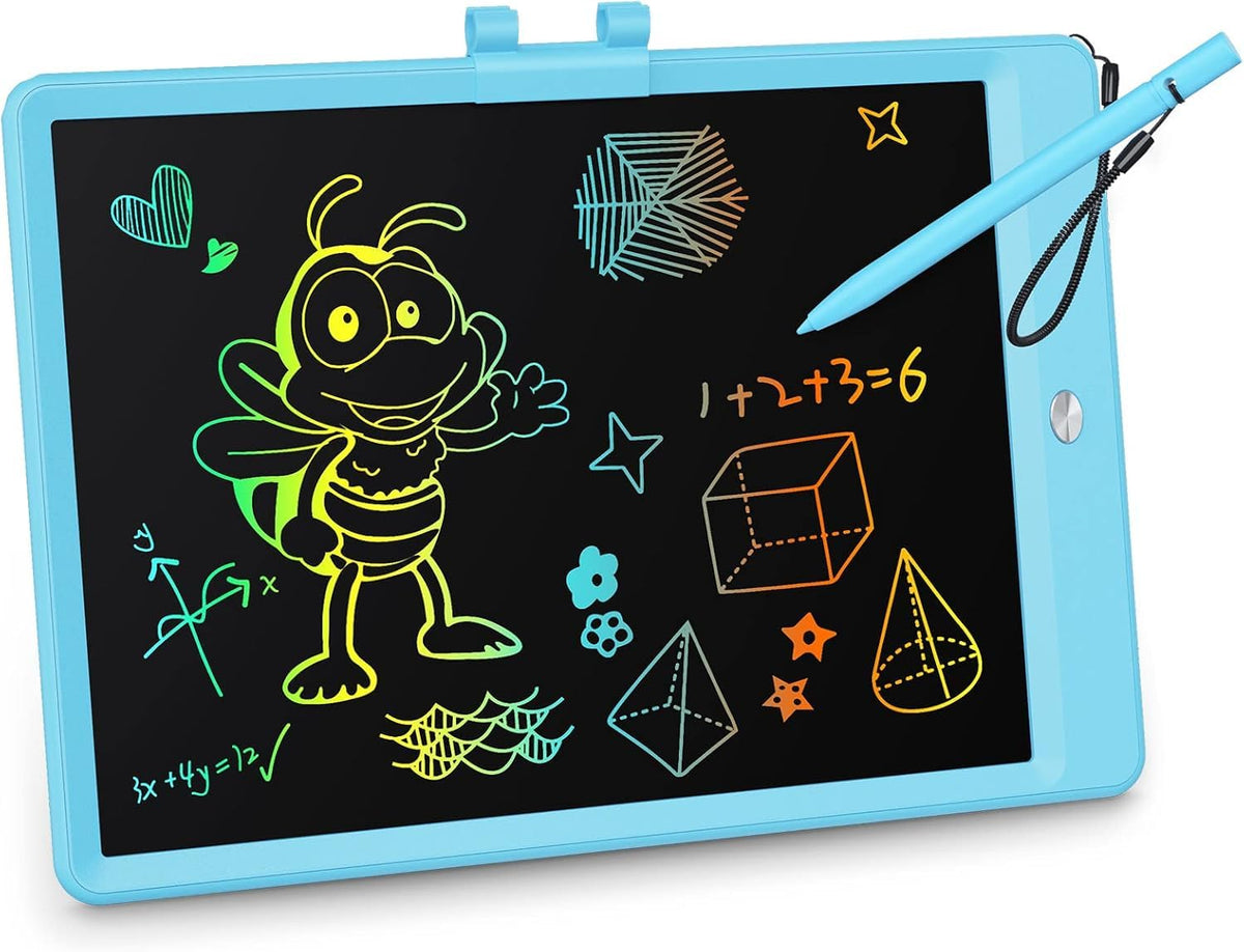 KOKODI LCD Writing Tablet, Gifts for 3 Years Old Boys and Girls?10 Inch Colorful Doodle Board Drawing Tablet, Erasable Reusable Electronic Drawing Pads, Educational and Learning Toys for Kids