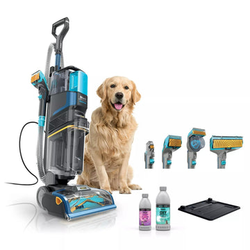 Shark CarpetXpert HairPro Wet & Dry, Upright Carpet, Area Rug & Upholstery Cleaner, StainStriker Handheld Tough Stain Remover & Onboard Self Clean, Pet Hair Pickup, EX301TGT (Renewed)