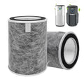 2 Pack HP201 HP202 True HEPA Replacement Filter, Compatible with Shark Air Purifier MAX HP200 HP201 HP302 HP301 HP202 HP232 HC502 AP1000, 3-in-1 H13 True HEPA Filter, Part # HE2FKBAS, HE2FKBASMB